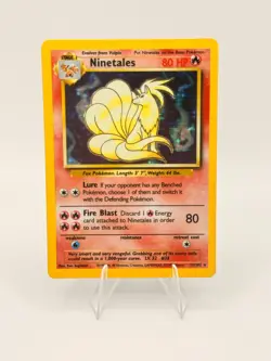 Pokemon TCG Ninetales Base Set 12/102 Holo 1999-2000Wizards Base Set Holo - Image 1