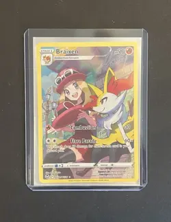 Pokemon Braixen TG01/TG30 Silver Tempest Trainer Gallery Holo NM - Image 4