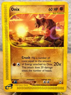 Aquapolis Onix 98 Common Pokemon MP/HP - Image 1