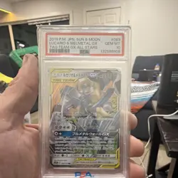 Pokemon TCG Lucario & Melmetal GX 083/173 Tag All Stars Holo PSA 10 - Image 1