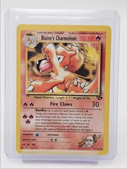 BLAINE'S CHARMELEON 2000 POKEMON GYM CHALLENGE UNCOMMON 31/32 Q1048 - Image 1