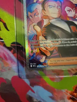 2025 Pokemon S&V Destined Rivals Team Rocket's Giovanni Secret Rare 238/182 NM - Image 2