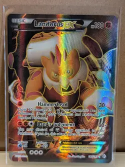 [NM] Pokemon TCG Landorus EX #144/149 Boundaries Crossed Full Art - Image 1