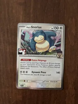 Hop’s Snorlax Cosmos Holo Prize Pack Series 8 - Pokemon Journey Together 117/159 - Image 1