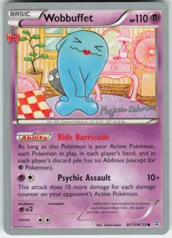 Wobbuffet RC11/RC32 Common World Championship Decks Pokemon Near Mint - Image 1