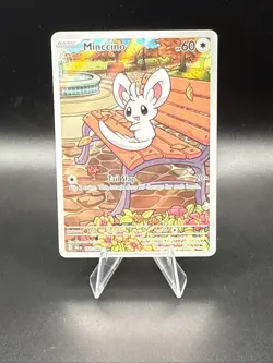 Pokemon TCG Minccino 152/086 Black Bolt Illustration Rare NM/M - Image 1