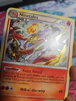 Ninetales 7/123 HeartGold & SoulSilver (NM-/LP+) Pokemon TCG - Image 3
