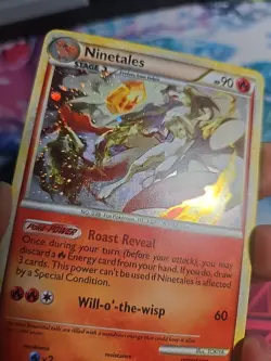 Ninetales 7/123 HeartGold & SoulSilver (NM-/LP+) Pokemon TCG - Image 4