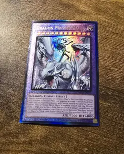 Dragon Master Magia (PUR) RA04-EN055 Quarter Century Stampede 1st Edition Yugioh - Image 1