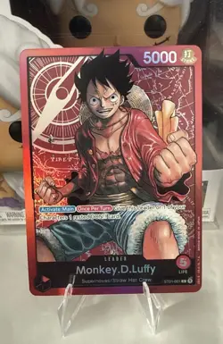 Monkey.D.Luffy ST01-001 One Piece Starter Deck 1 Straw Hat Crew Foil - Image 1