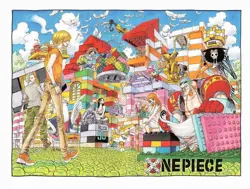 Anime one piece anime boys Playmat Gaming Mat Desk Game Desk Playmat Mat - Image 1