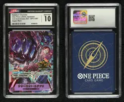 2022 One Piece Promos Japanese SR Katakuri Charlotte CGC 10 Gem Mint - Image 3