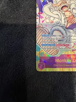 One Piece TCG OP05-119 Monkey D. Luffy Gear 5 Parallel SEC Alt Art English - Image 2