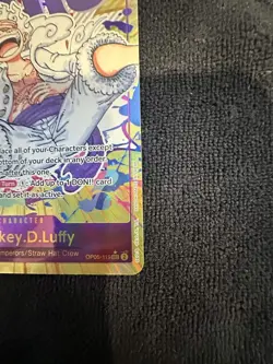 One Piece TCG OP05-119 Monkey D. Luffy Gear 5 Parallel SEC Alt Art English - Image 3