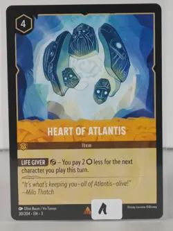 Heart of Atlantis - Rare - Into the Inklands - LORCANA - 30/204 - U Pick - Image 2