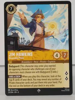 Jim Hawkins - Honorable Pirate - Azurite Sea - 25/204 - singles - Lorcana TCG - Image 2