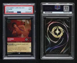2023 Disney Lorcana The First Chapter 1 Foil Aladdin - Street Rat PSA 9 MINT - Image 3
