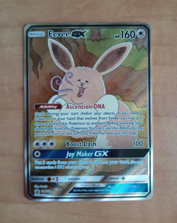 Pokemon Eevee GX Promo Holo SM233 Basic 160HP Sun & Moon SM-P English Card - Image 1