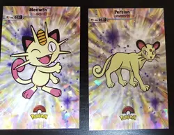 MEOWTH X PERSIAN LOT - POKEMON CARD DATABASE SHINY HOLO - Image 1