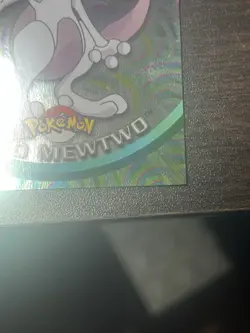 Super Clean 2000 Topps Pokemon TV Animation foil #150 Mewtwo Card - Image 4