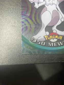 Super Clean 2000 Topps Pokemon TV Animation foil #150 Mewtwo Card - Image 5