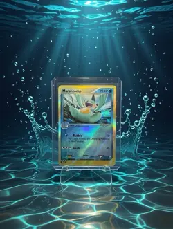 Pokemon TCG Marshtomp EX Ruby and Sapphire Card 40/109 Reverse Holo - Image 1