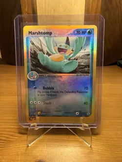 Pokemon TCG Marshtomp EX Ruby and Sapphire Card 40/109 Reverse Holo - Image 2