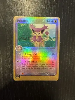 Delcatty 29/109 EX Ruby & Sapphire Pokemon Card Reverse Holo Foil Rare MP - Image 1