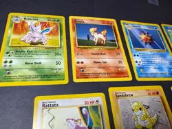 Lot of 7 Base Set (1999) Pokemon Cards TCG RARE Magikarp Abra ETC - Image 2