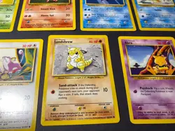 Lot of 7 Base Set (1999) Pokemon Cards TCG RARE Magikarp Abra ETC - Image 4