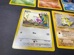 Lot of 7 Base Set (1999) Pokemon Cards TCG RARE Magikarp Abra ETC - Image 5