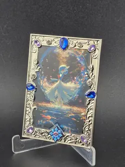 Gardevoir Metal Diamond Card 5/19 | Serialized Pokemon Fan Art Collectible - Image 2