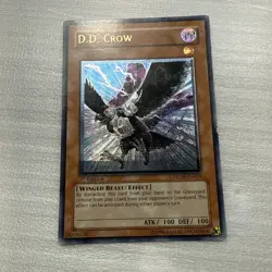 Yugioh Singles - D.D. Crow - Ultimate Rare - STON-EN024 - 1st Edition - LP - Image 1