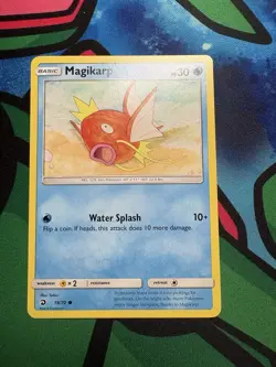 Pokemon TCG Magikarp Card Dragon Majesty 19/70 Common VLP - Image 1