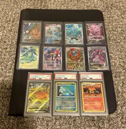 Pokemon PSA Graded And Raw Cards Lot - Image 1