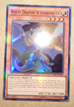 Yugioh White Dragon Wyverburster AP06-EN005 Super Rare - Image 1