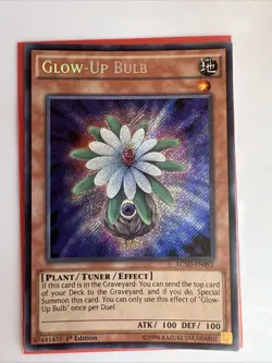 Yugioh! LP Glow-up Bulb - LC5D-EN092 - Secret Rare - 1st Edition Lightly Played, - Image 1