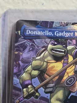 Donatello, Gadget Master- 212 -MTG: Teenage Mutant Ninja Turtles Borderless Foil - Image 2