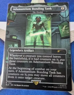 Adamantium Bonding Tank MTG Marvel Secret Lair NM NonFoil Unplayed SLD Wolverine - Image 1