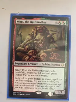 MTG Wort, the Raidmother Commander 2020 234/322 Regular Rare - Image 1