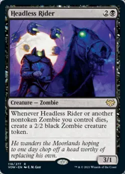 Headless Rider [Innistrad: Crimson Vow] Magic MTG - Image 1