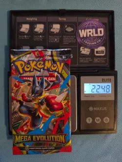 (HEAVY)🔥 22.48g Pokemon TCG Mega Evolution Booster Pack Factory Sealed✅ - Image 1