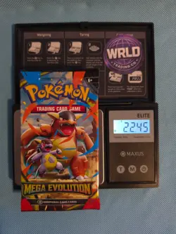 (HEAVY)🔥 22.45g Pokemon TCG Mega Evolution Booster Pack Factory Sealed✅ - Image 1