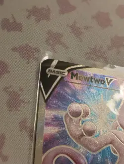 Pokemon Go TCG 2022 Black Star Promo Full Art Holo Mewtwo v SWSH229 - Image 2