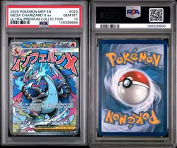 Pokemon PSA 10 Gem Mint Charizard UPC Promo Mega Charizard X EX #023 - Image 3
