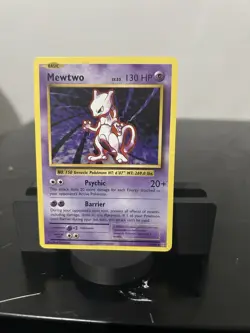 Pokemon TCG Mewtwo 51/108 non holo and cracked ice version - Image 1