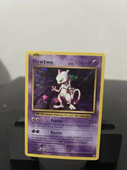 Pokemon TCG Mewtwo 51/108 non holo and cracked ice version - Image 3