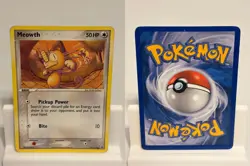 Meowth 77 LIGHTLY PLAYED Delta Species 113 Pokemon - Image 1