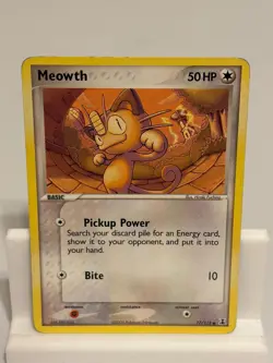 Meowth 77 LIGHTLY PLAYED Delta Species 113 Pokemon - Image 2