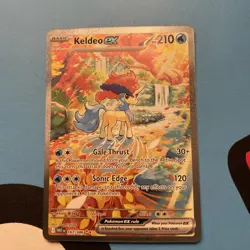 Keldeo ex SIR 167/086 English White Flare Pokemon Scarlet & Violet - Image 1